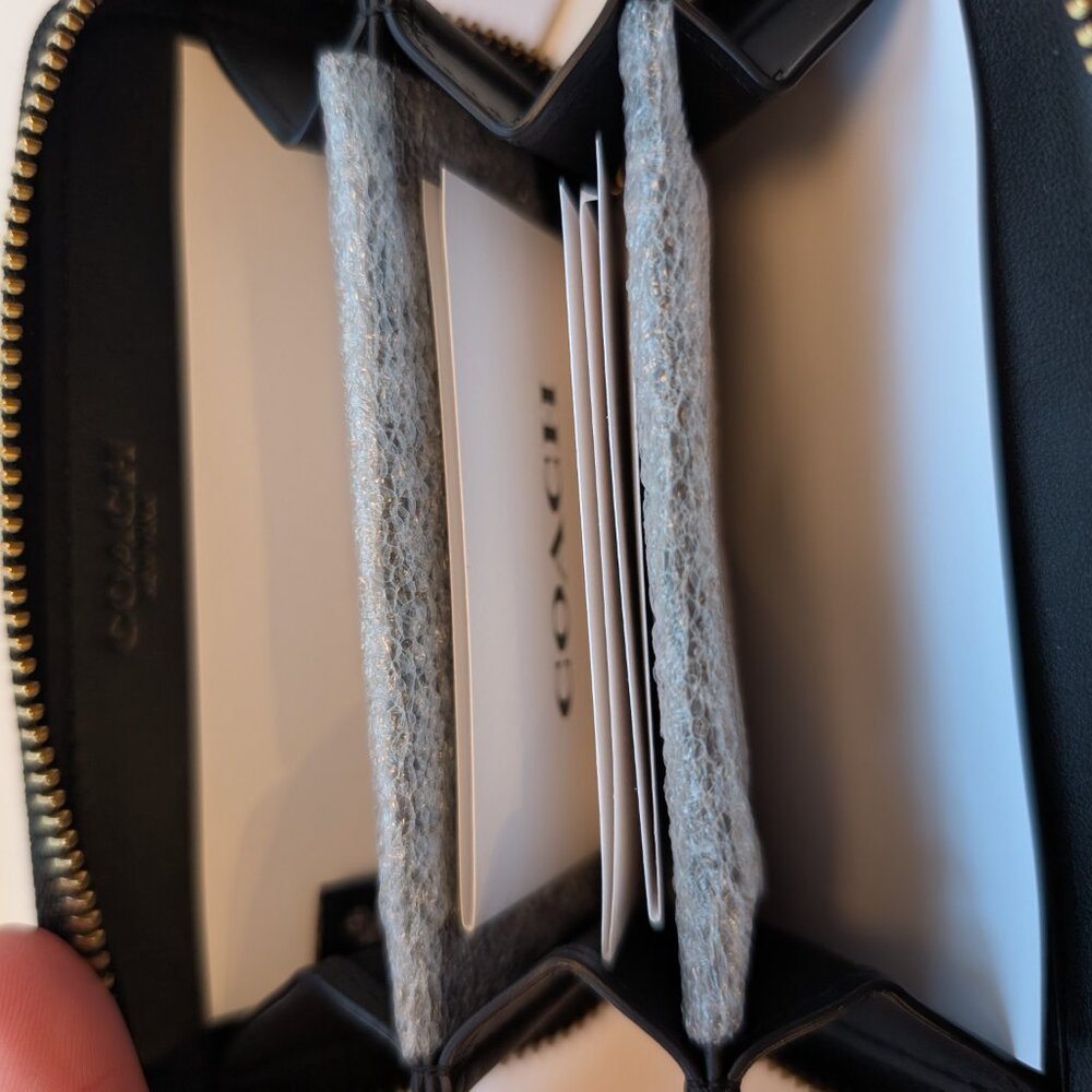 NWT Coach Wallet w/ Charms - Picture 3 of 4